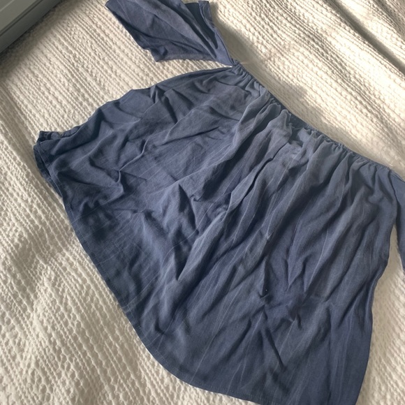 Nordstrom Off the shoulder Blue top - never worn - Picture 6 of 6